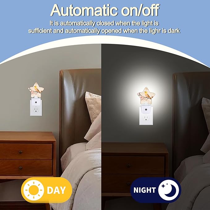 Bird Vintage Nightlight, Dusk to Dawn Sensor Kitchen Hallway Stairs Energy - Image 4