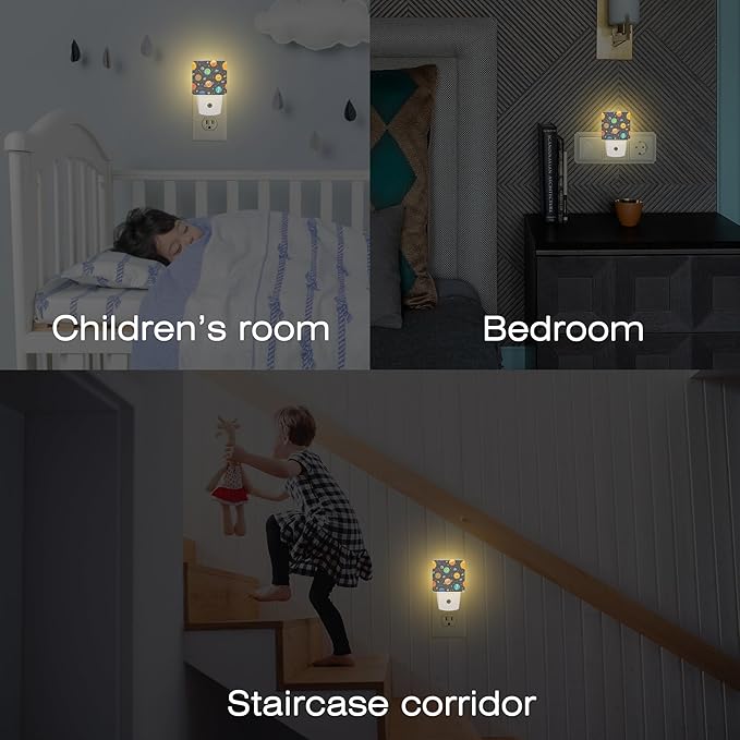 Cartoon Solar System Planets Night Light Plug into Wall, Space Stars Planets - Image 7