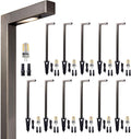Gardenreet Outdoor Brass Pathway Lights, Low Voltage Landscape Path Lighting by Gardenreet