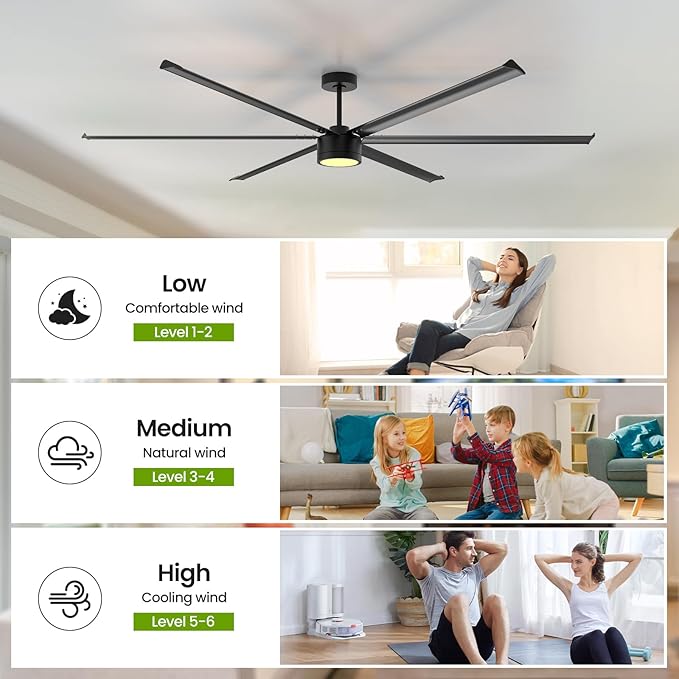 96 Inch Industrial Ceiling Fan - Image 3