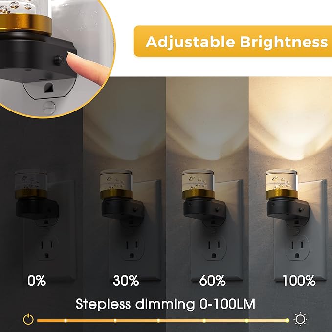 L LOHAS LED Night Light, Night Lights Plug into Wall, 3000K Soft Light LED - Image 3