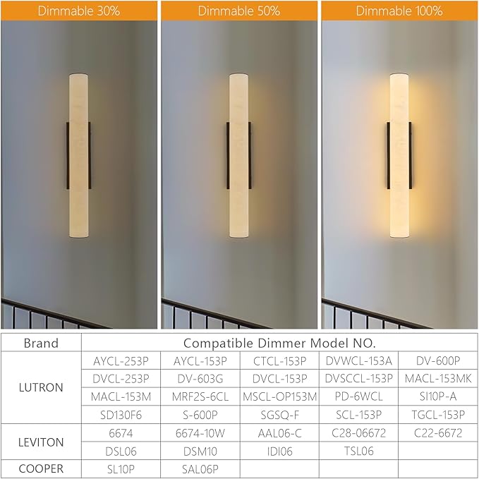 LMQNINE Natural Alabaster Wall Sconces Set of Two Spanish Marble Wall Light - Image 8