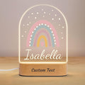 Personalized Baby Gifts Rainbow Night Light, Custom Name LED Acrylic Plaque Lamp by Unknown
