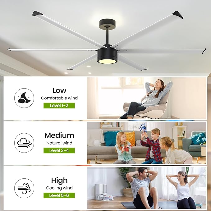 84 Inch Industrial Ceiling Fan - Image 2