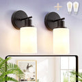 DLLT Wall Sconces Set of Two: Modern Bathroom Vanity Light Fixtures by DINGLILIGHTING