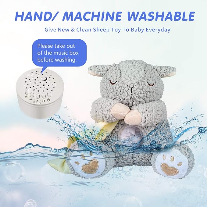 BEREST Rechargeable Baby Sleep Soother, Mom's Heartbeat Babies Cry Sensor - Image 9