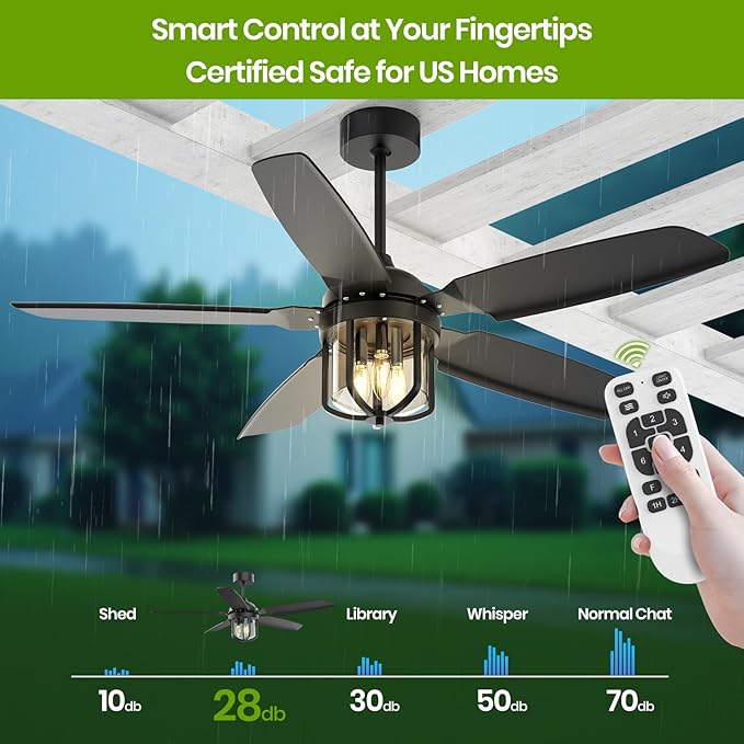 52 inch Outdoor Ceiling Fans - Image 4