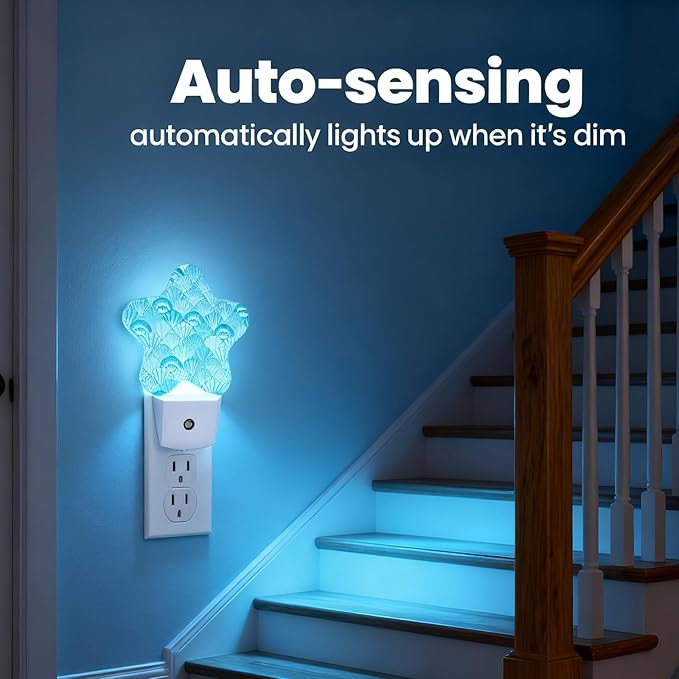 Night Light Plug-in into Wall Dusk to Dawn Smart Sensor White Led Nightlight - Image 4