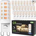 TJOY 24 Pack Dimmable G9 LED Bulb 4W Equivalent 40 Watt, 2700K Soft Warm White by TJOY