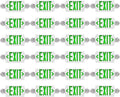 AKT LIGHTING LED Emergency Light & Exit Sign Combo, UL Certified Emergency Exit by AKTLIGHTING