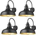 Bestshared Outdoor Barn Lights, 4 Pack Outdoor Wall Sconce, Weather Resistant by bestshared