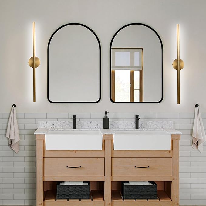 BONLICHT Brushed Brass Vanity Lights 36 Inch Gold Bathroom Light Fixtures 5CCT - Image 8
