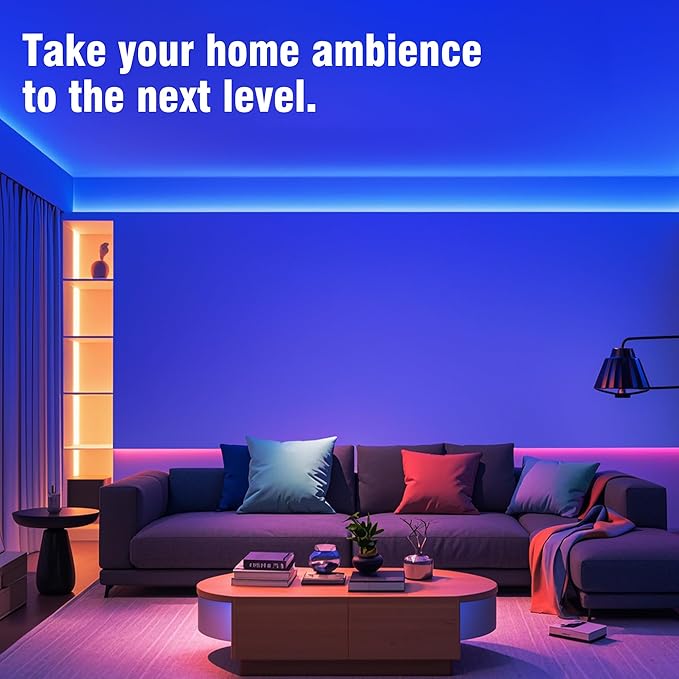VOLIVO Led Strip Lights 200 FT, RGB App Controlled Bluetooth Led Light Strip - Image 4