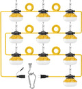 LEDIARY 100FT LED Construction String Lights, 100W 10000LM String Work Light by LEDIARY