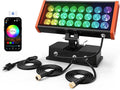 Smart LED Wall Washer Flood Light, 168W RGB+CW Color Changing Smart Light by Landscapestation