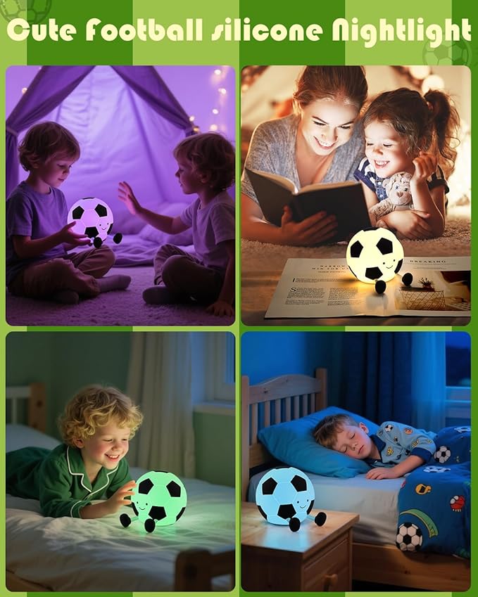 YISUN Soccer Silicone Night Light - Image 8