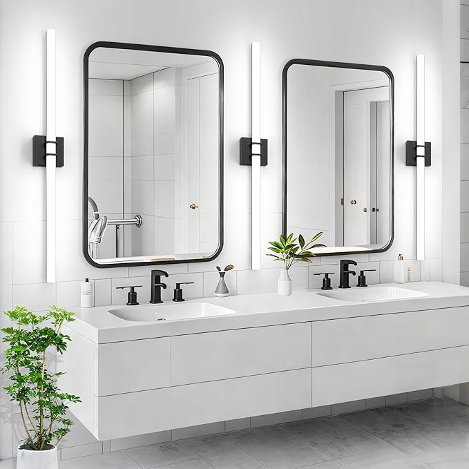 Modern Black Vanity Light Bar 40 Inch, 30W 5CCT Dimmable Bathroom Light - Image 9