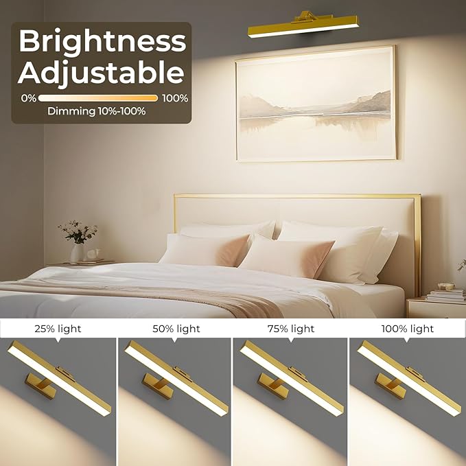 Picture Lights Wall Light 16in CCT Gallery Light | Battery Operated, Remote - Image 5