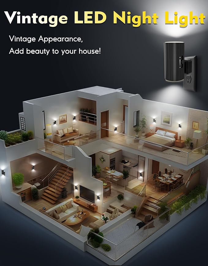 Night Lights Plug into Wall, LED Plug in Night Light - Image 7