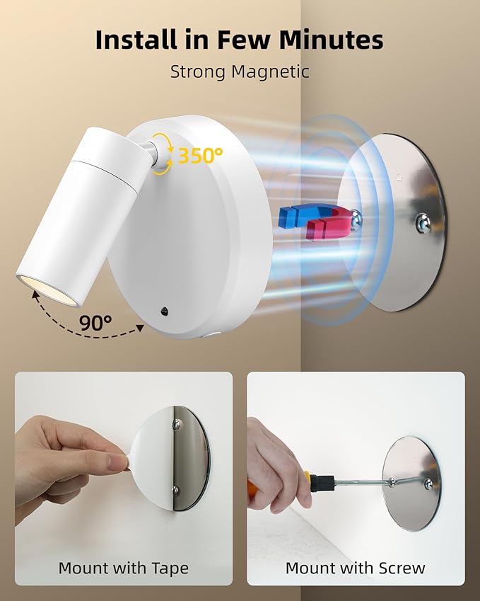 EZVALO Battery Powered LED Spotlight Indoor, Wireless Picture Lights - Image 9