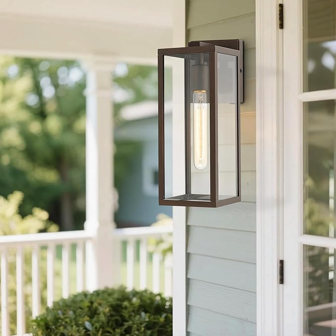 Bestshared Outdoor Wall Lantern, Anti-Rust Outdoor Wall Sconce Light Fixtures - Image 6