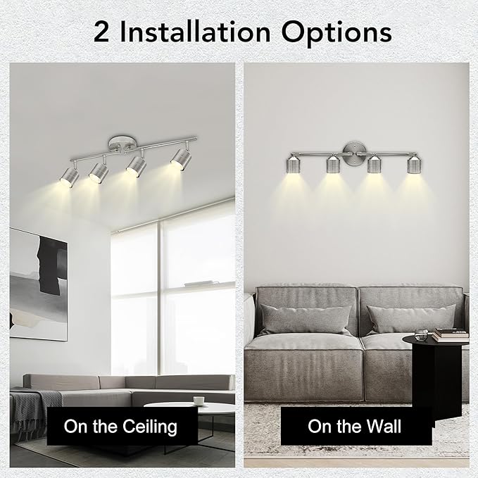 4-Light 26.25'' Track Lighting Kit - Image 5