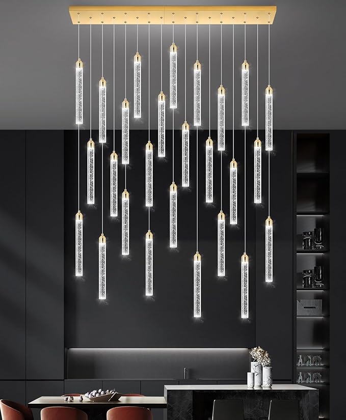 Rectangular Chandeliers 26-Lights Long Light - Image 7