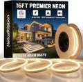 16FT LED Neon Rope Lights 2800K Warm White, AC 110-120V Flexible Neon Strip by Unknown