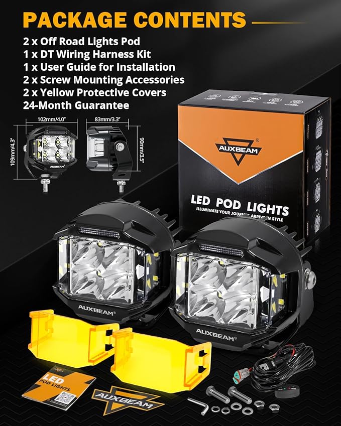Auxbeam 4 Inch V-MAX Series LED Pods - Image 9