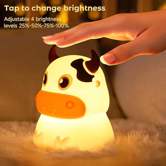 AVEKI Night Light for Kids, Portable Tap Control Nightlight Lamp, 7 Colors Mode - Image 3