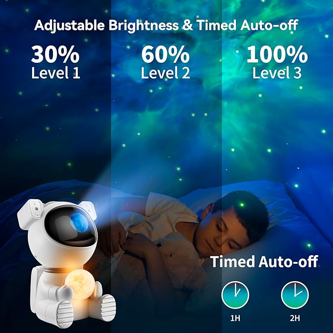 Astronaut Galaxy Projector Light, 2 in 1 Star Projector Light - Image 4
