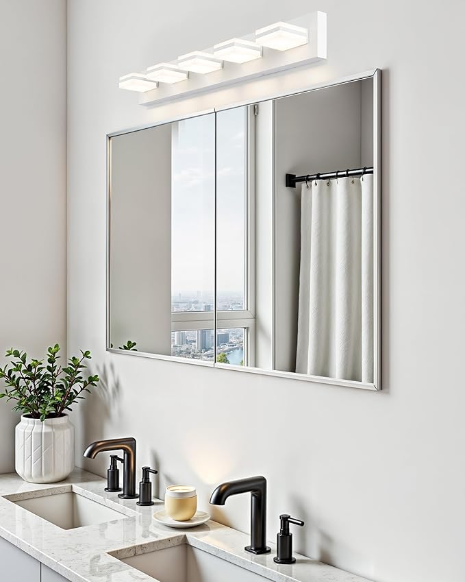 VONLUCE Bathroom Vanity Light Fixture, 5-Light Modern LED Vanity Light - Image 9