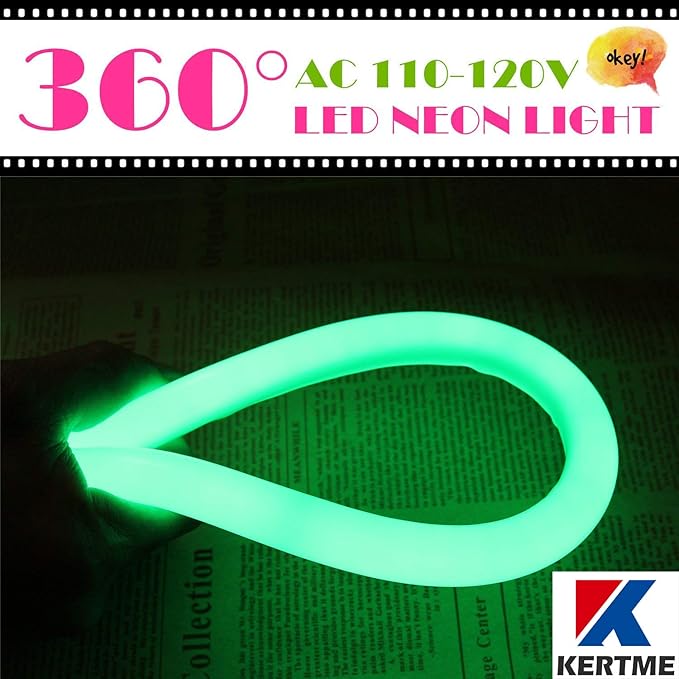 360° Neon Led Type AC 110-120V 360 Degree NEON LED Light Strip, - Image 3