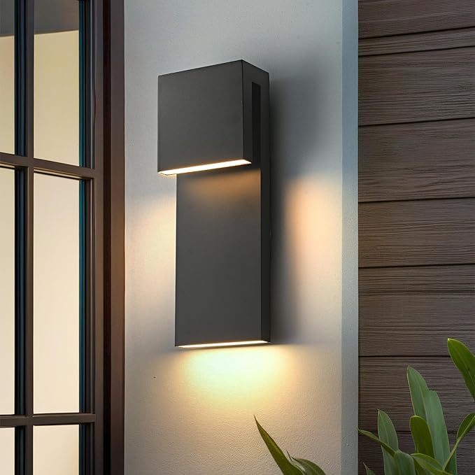 Modern Large Outdoor Wall Lights Integrated LED Outdoor Wall Sconces Lighting - Image 7