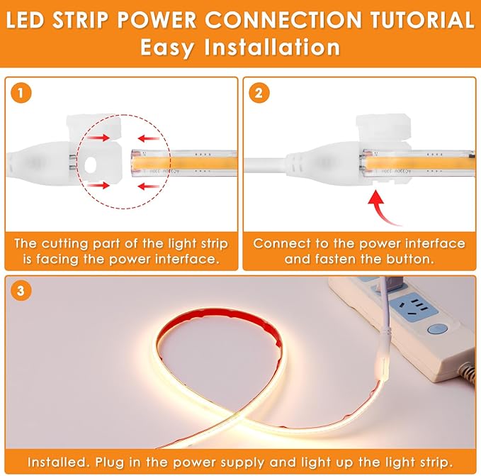 110V COB LED Strip Light - Image 5