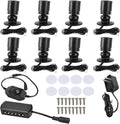 YaeCCC Dimmable LED Mini Spotlight Jewelry Showcase Display Lights Black Shell by YaeCCC