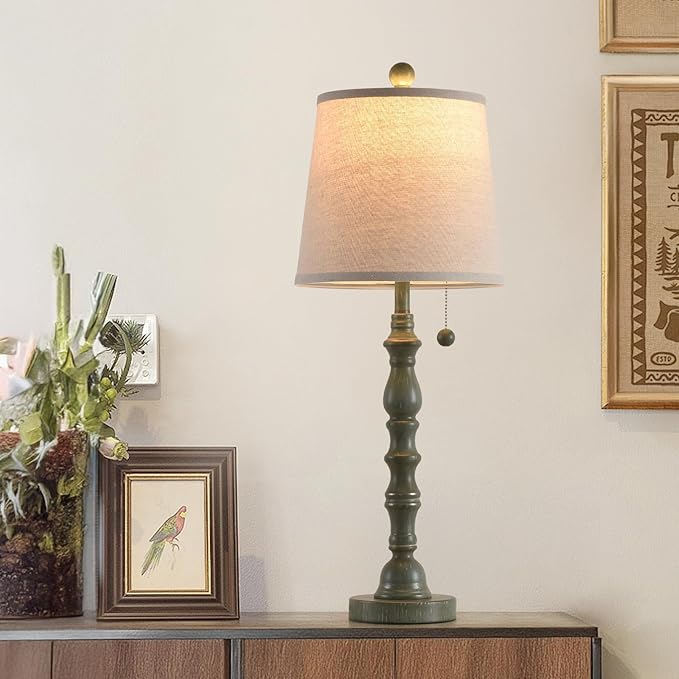 Terpsichore Lamps for Living Room Modern Farmhouse Table Lamp Bedside Reading - Image 2