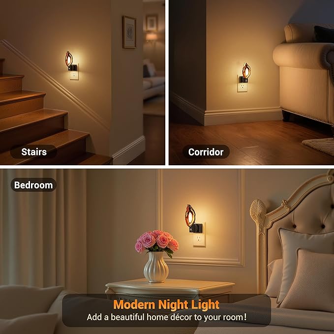 JandCase Night Lights Plug into Wall: Agate Night Light, Dimmable Night Light - Image 8
