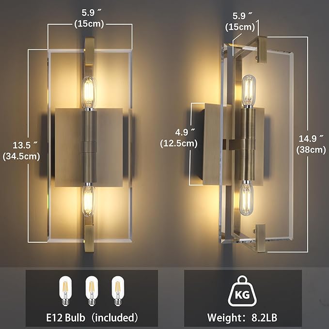 Crystal Vanity Wall Sconces Lights - Image 4