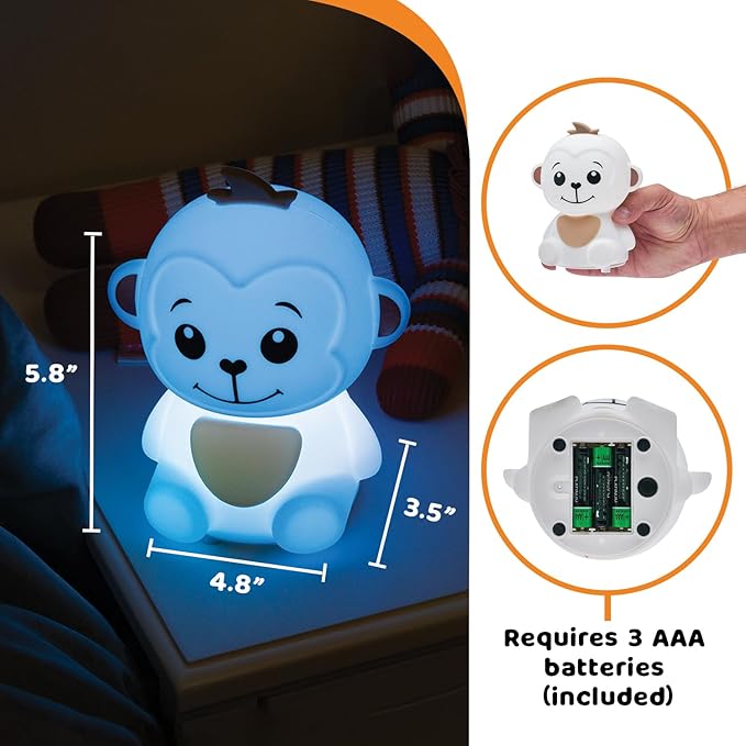 LitezAll Monkey Squishy Silicone Night Light - Image 5