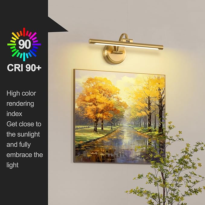Modern Dimmable Picture Lights for Wall 15.75 Inch Hard-Wired LED Picture Frame - Image 6