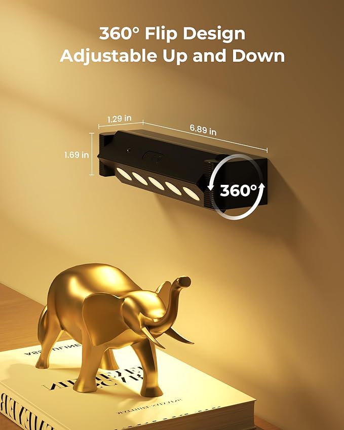 LED Spotlights Indoor, 5500mAh Rechargeable 300 Lumen Picture Lights, Wireless - Image 9