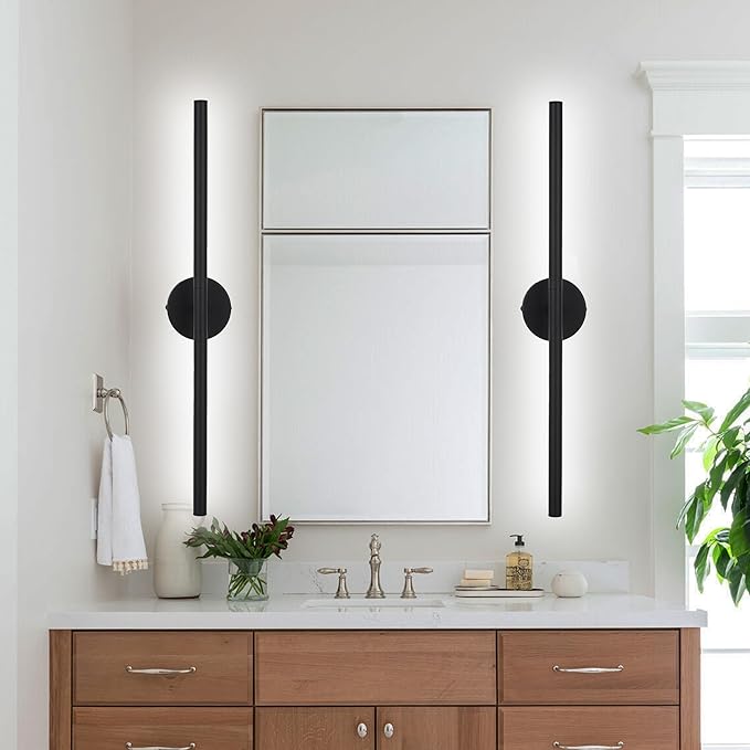 BONLICHT LED Modern Bathroom Vanity Light Fixtures 40Inch 5CCT Dimmable Matte - Image 2