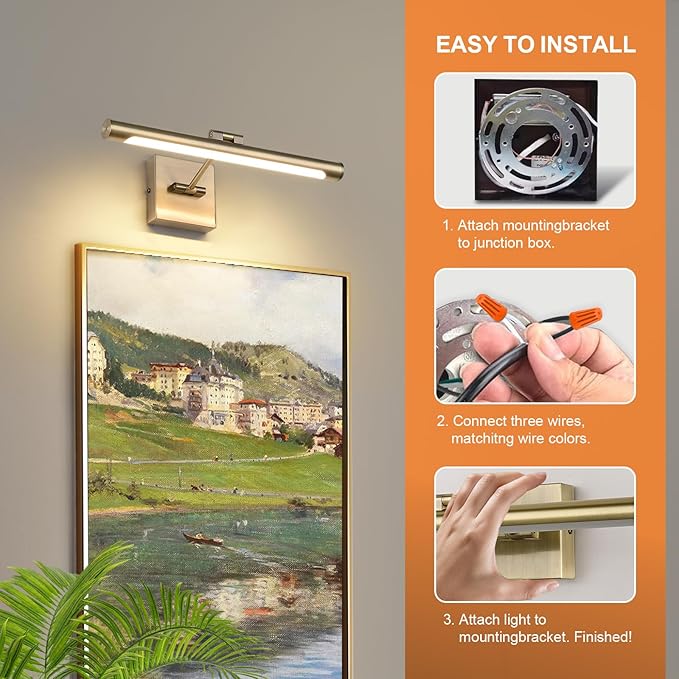 Joosenhouse Picture Light for Painting Dimmable Art Display Light - Image 2