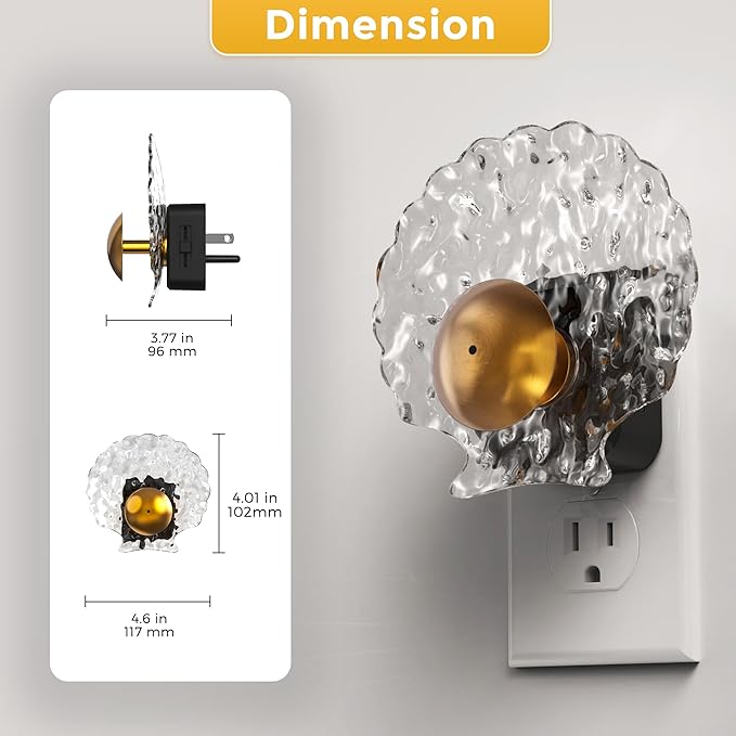 L LOHAS LED Shell Night Light, 2 Pack, Night Lights Plug into Wall, Dimmable - Image 7