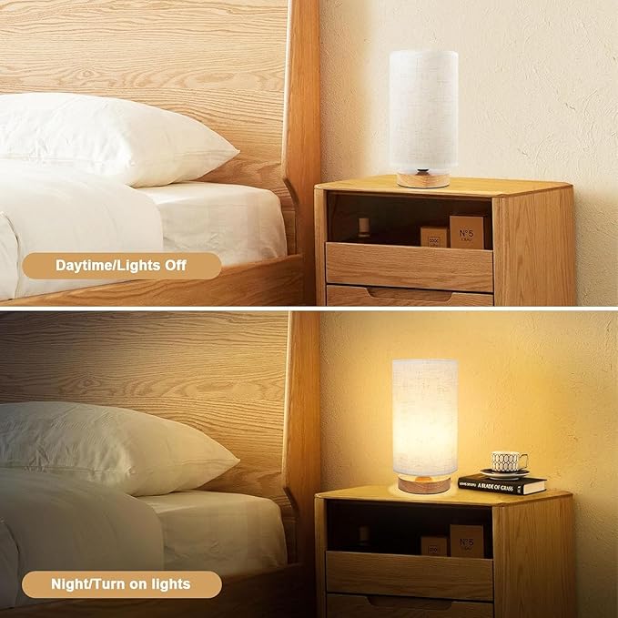 3-Color Adjustable Bedside Table Lamp - Image 8