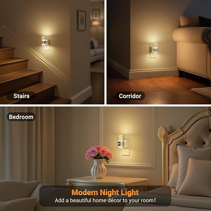 JandCase Motion Sensor Night Light, Dimmable Night Lights Plug Into Wall - Image 8