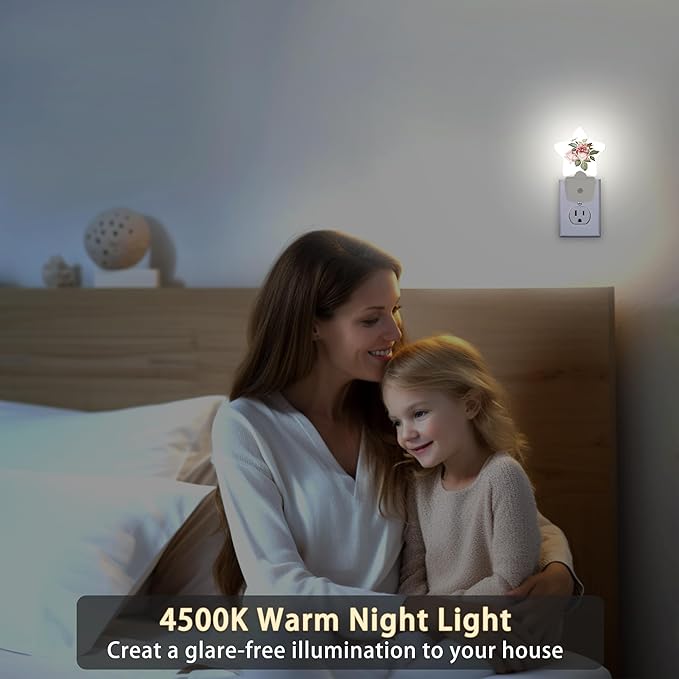 Rose Floral Plug-in Night Light - Image 5