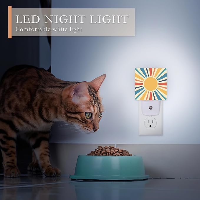 Retro Sun Burst Night Light - Image 4