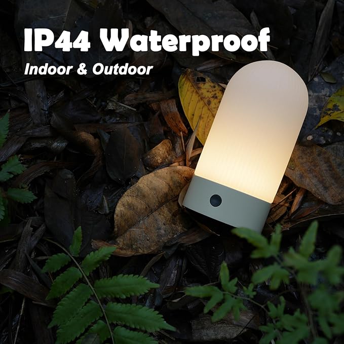 Battery Operated Shower Lamp Waterproof, Small Portable Cordless Table Lamp - Image 7